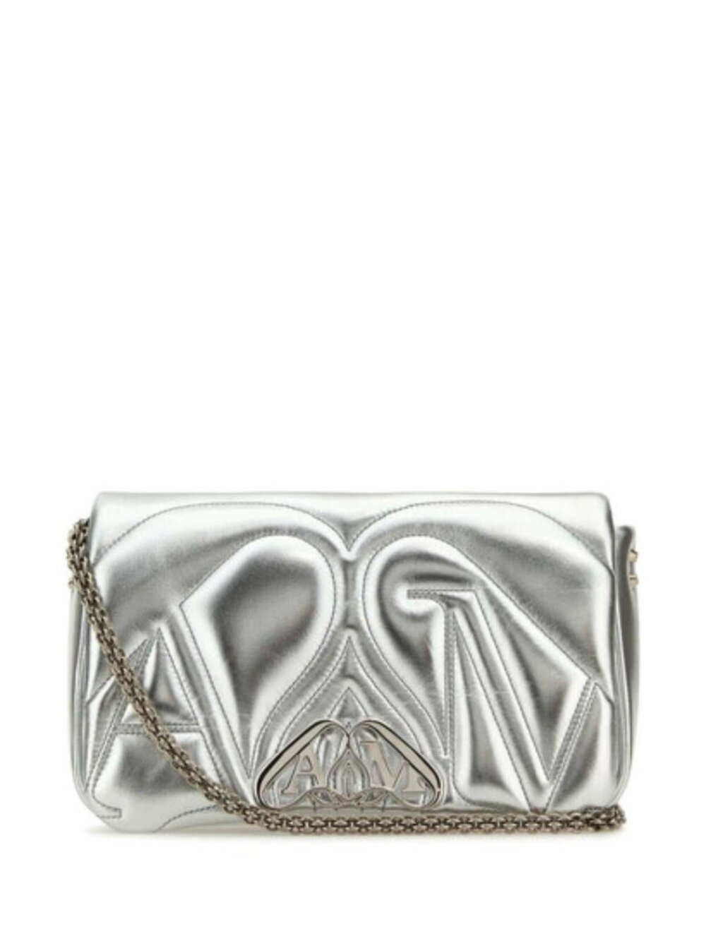 Alexander McQueen - The Seal Shoulder Bag - Silver